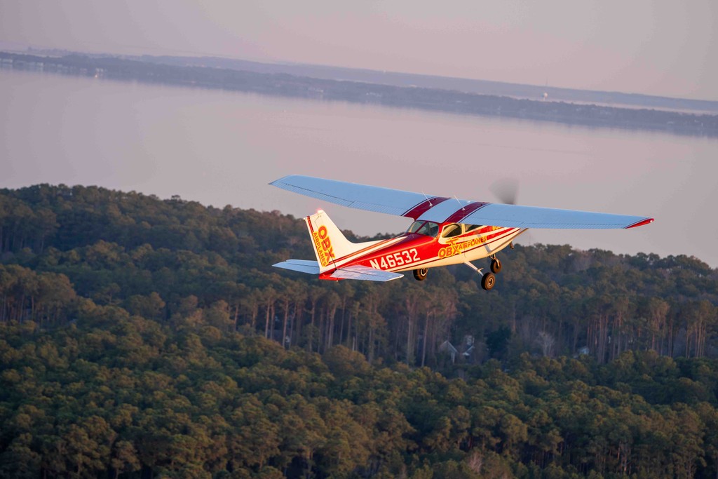 Coastal landscape aerial